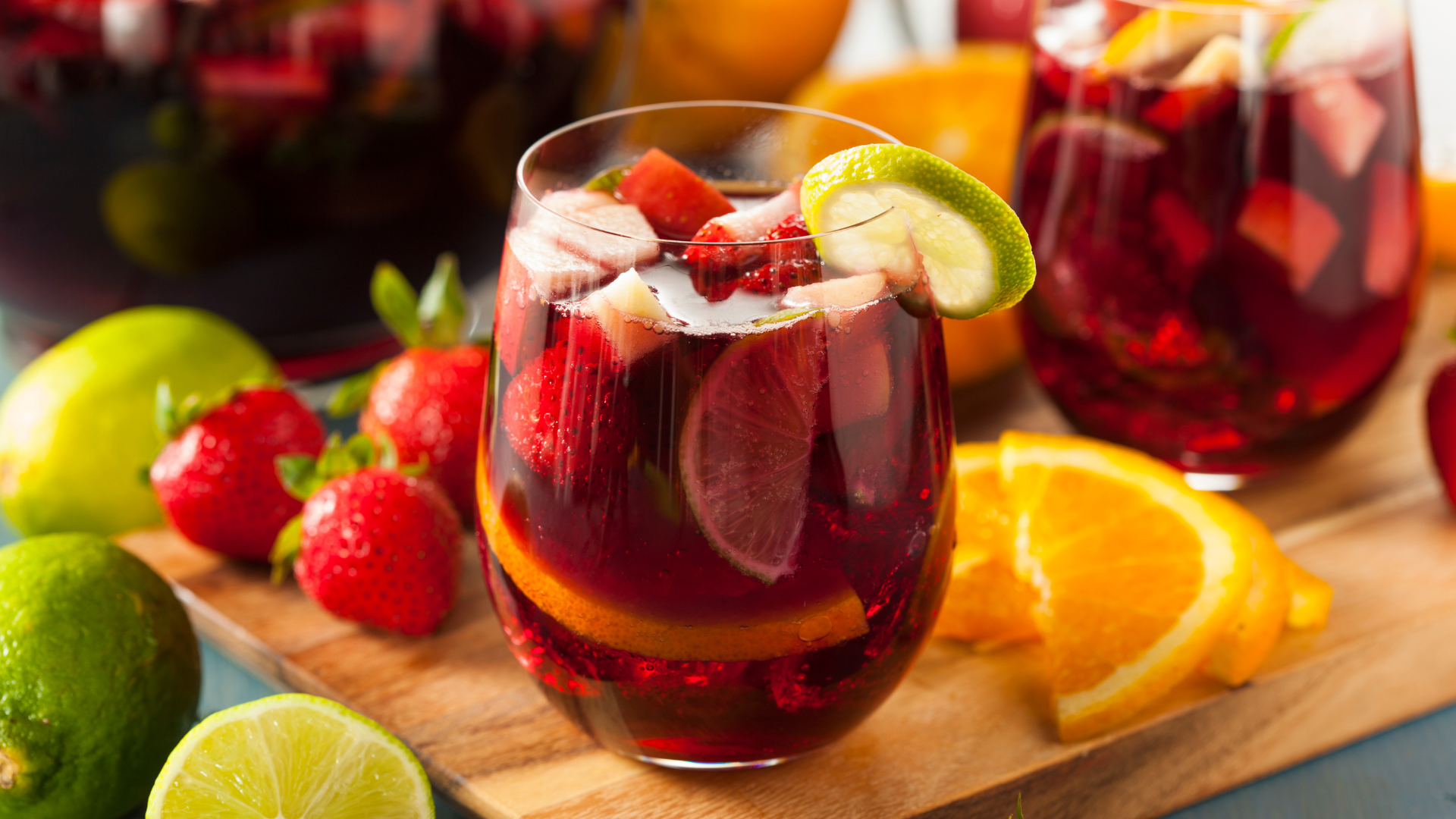 Préparation de Sangria